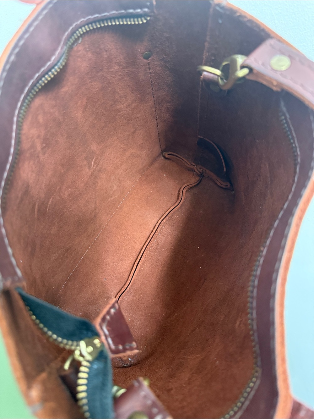 Portland Leather Goods Mini Crossbody tote - Picture 5 of 13